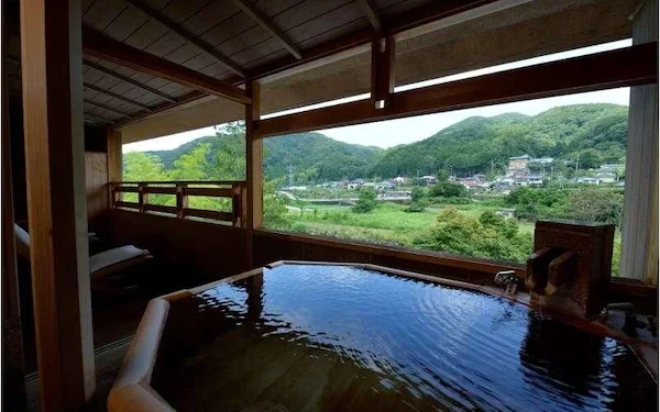 Sagasawakan ryokan private open air onsen