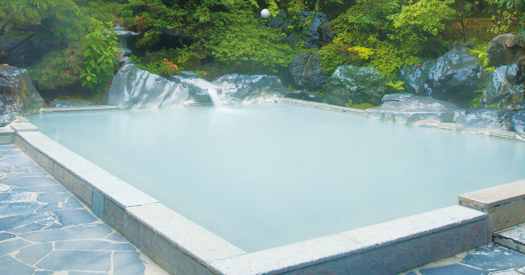 Dai-ichi Takimotokan stunning outdoor onsen