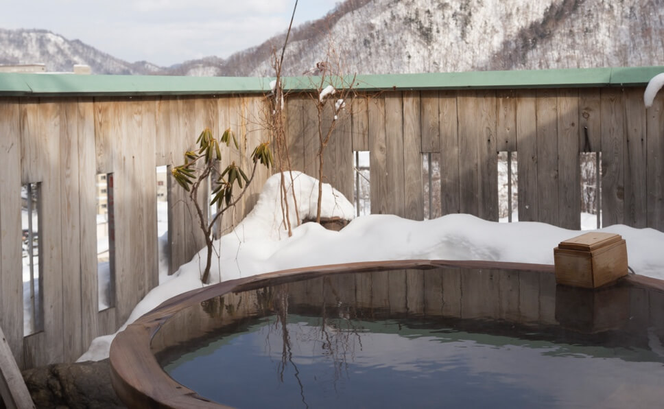 Jyozankei-daiichi Hotel Suizantei outdoor private onsen