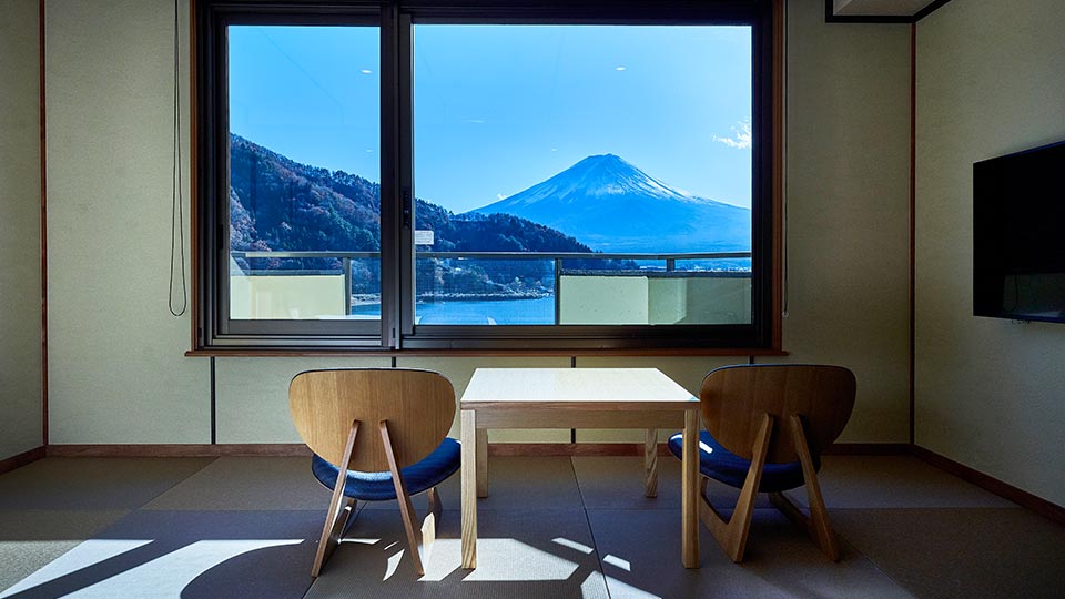 Koraku Onyado Fujiginkei Hotel room with fuji-san views