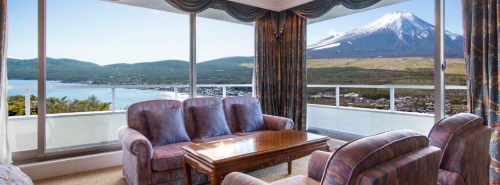 Mount Fuji hotel imperial suite with Mount Fuji views