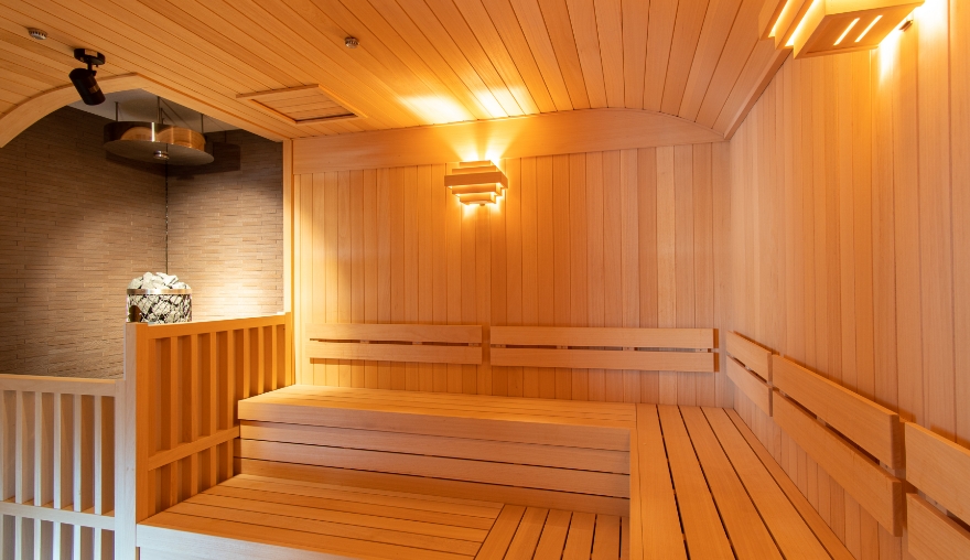 Mount Fuji hotel sauna