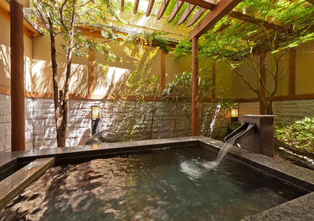 Ooike Hotel outdoor onsen hot springs