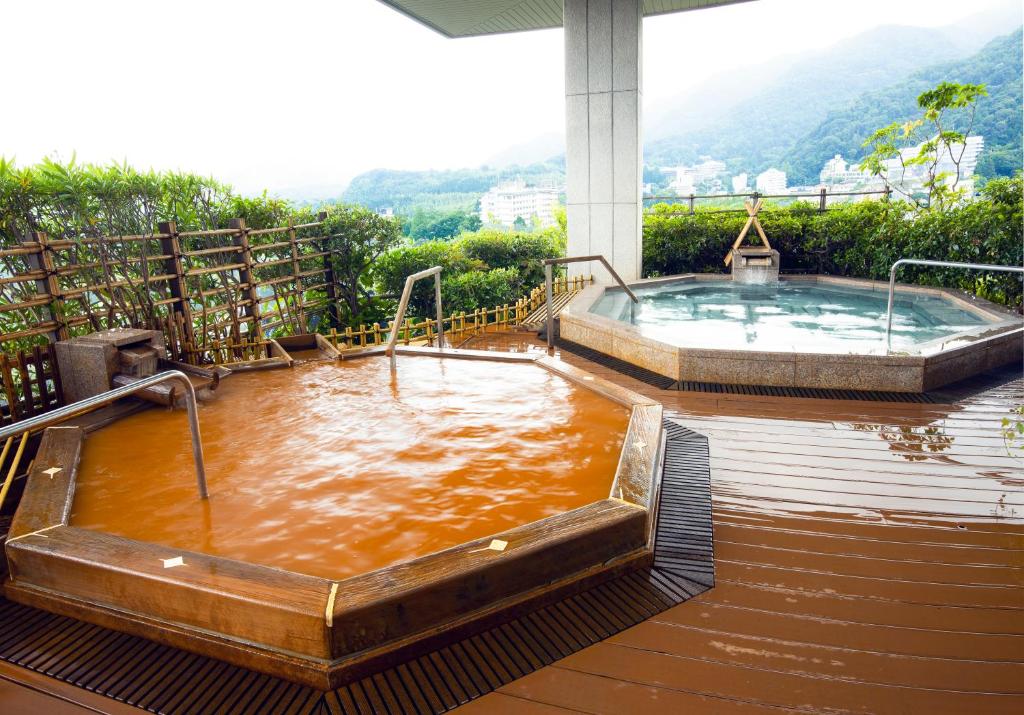 Arima Grand Hotel open air onsen