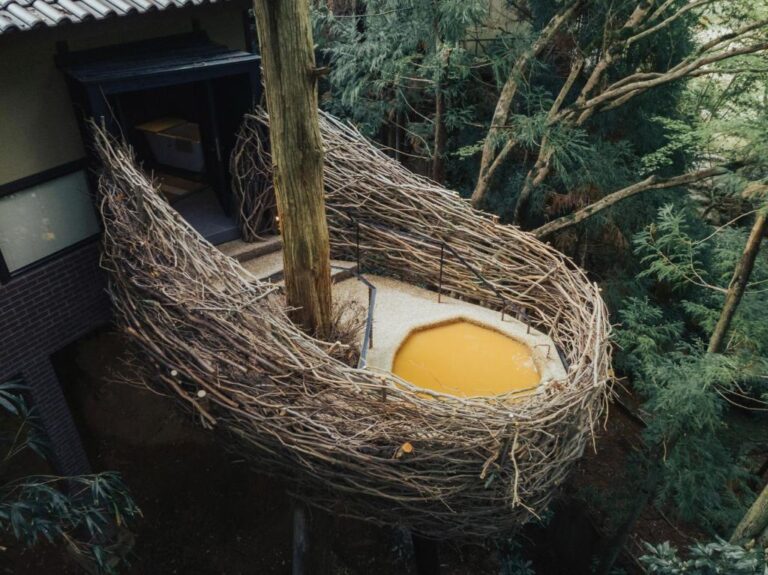 Arimasansoh Goshobessho worlds first treehouse style onsen called corbo de ouro