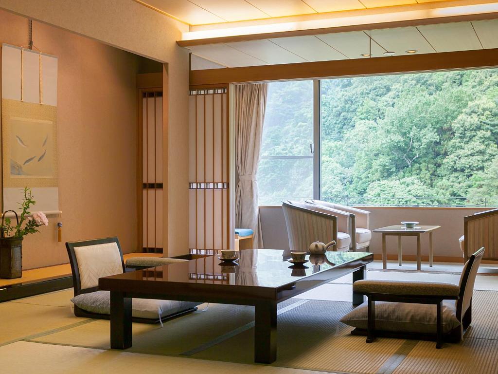 Gekkoen Korokan tatami seating area