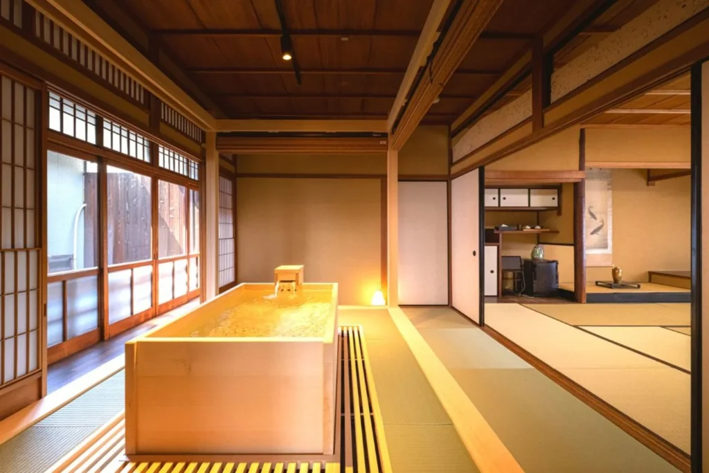 Nazuna Kyoto Nijo-jo tea themed room