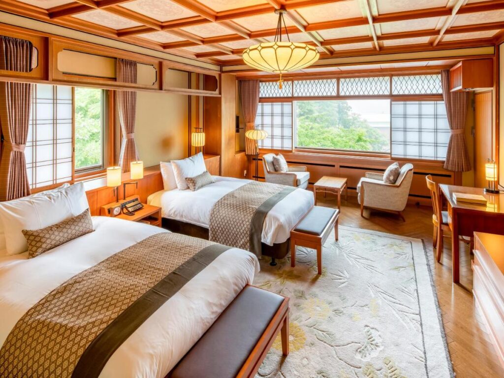 Fujiya Hotel stunning western style bedroom