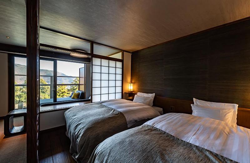 Hakone Cuisine Inn Origin western style bedrooms