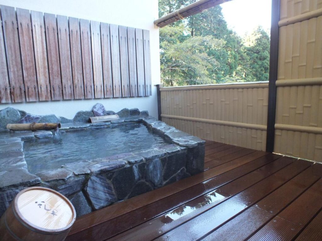 Hananoyado Fukuya private bedrock style onsen