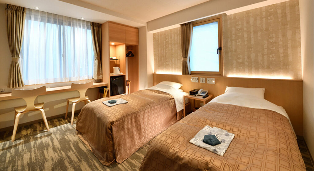 Kinparo Kyoto wester style twin room