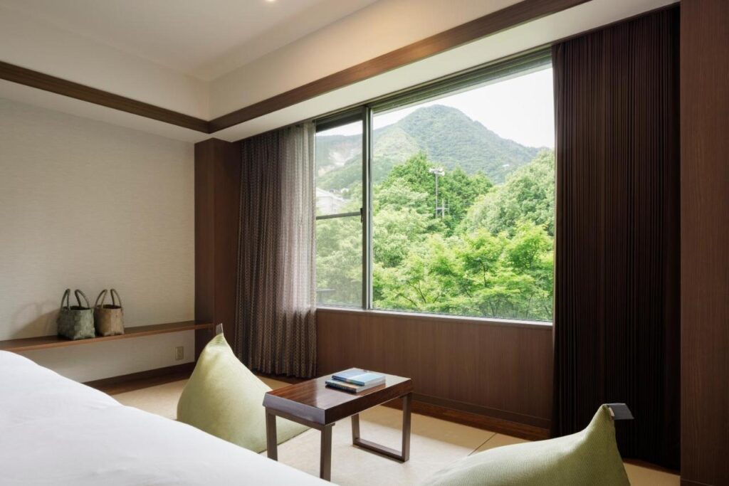 Laforet Hakone Gora Yunosumika room with forest views