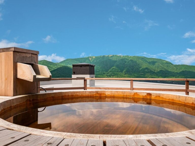 Nagominoyado Hanagokoro ourdoor open onsen