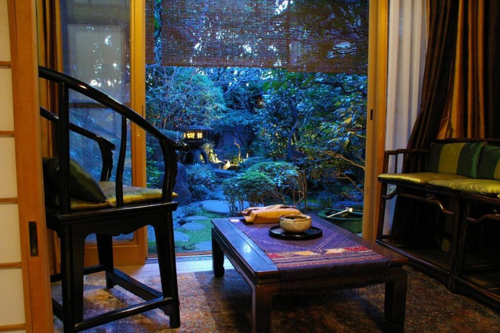 Seikoro Ryokan room garden view