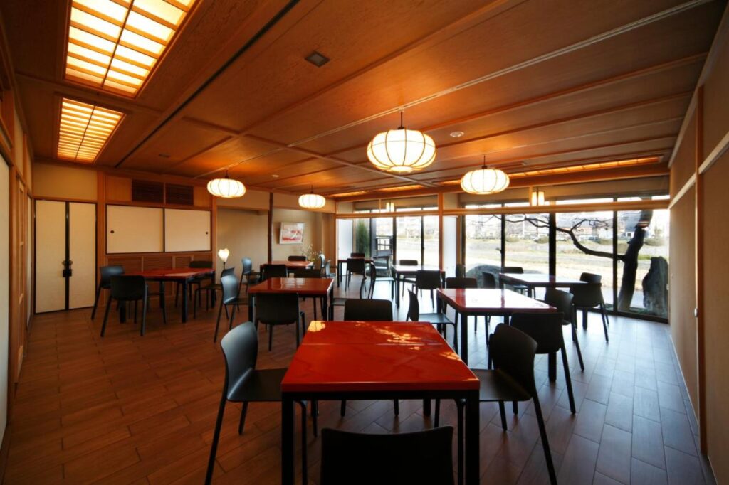 Tazuru Ryokan dining hall