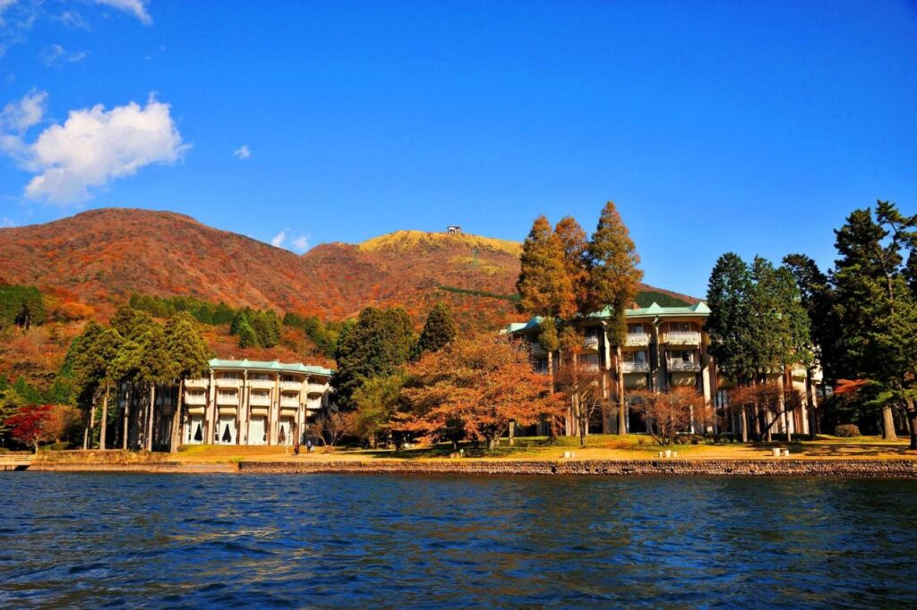 The Prince Hakone Lake Ashinoko during autumn