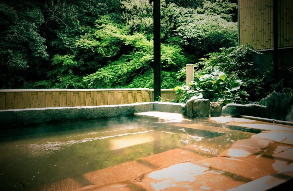 Okumizuma Onsen outdoor bath