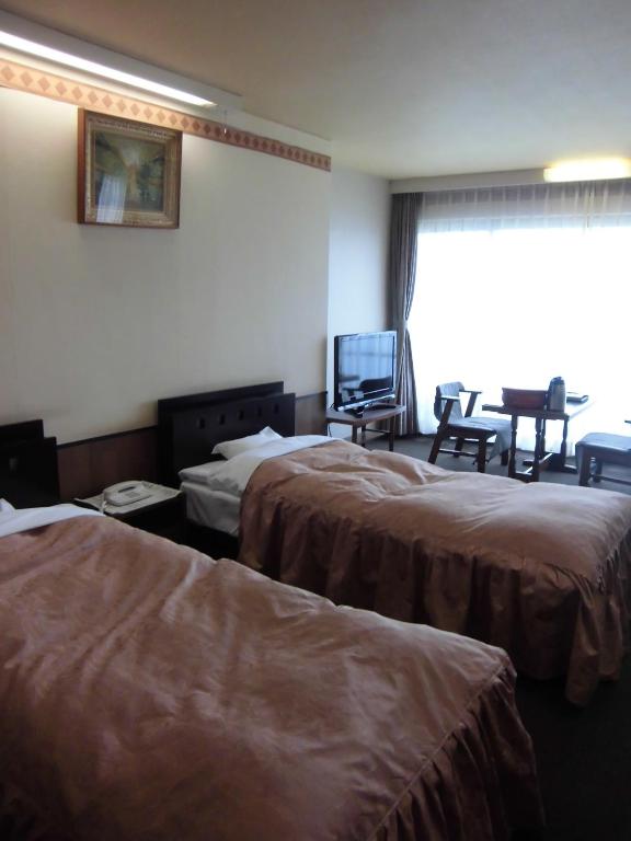 Ajikanko Hotel Uminoyadori Twin Bed Room
