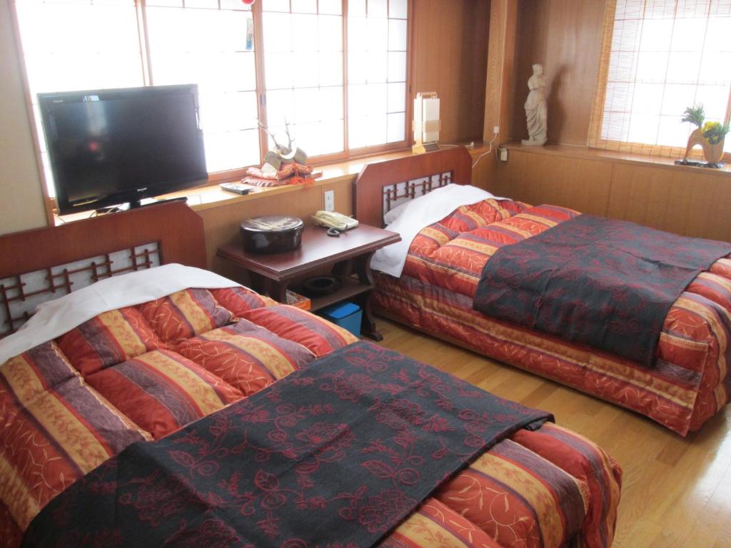 Ajikanko Hotel Uminoyadori Twin Bed Room