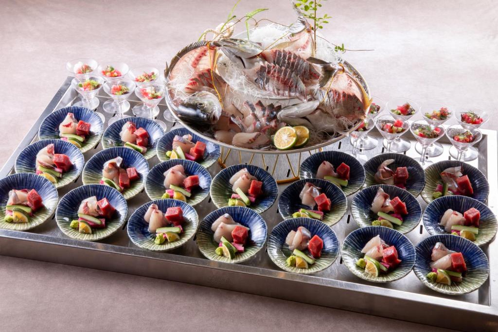 Akari No Yado Togetsu Sashimi Platter Display