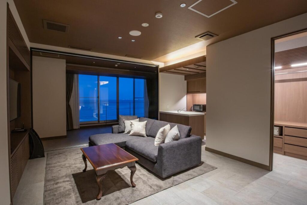 Amane Resort Seikai Living Room Ocean View