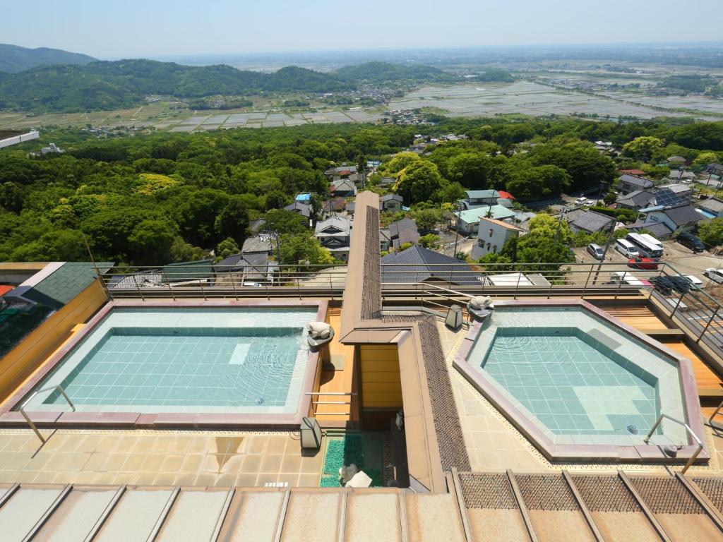 Aokiya Onsen Rooftop View