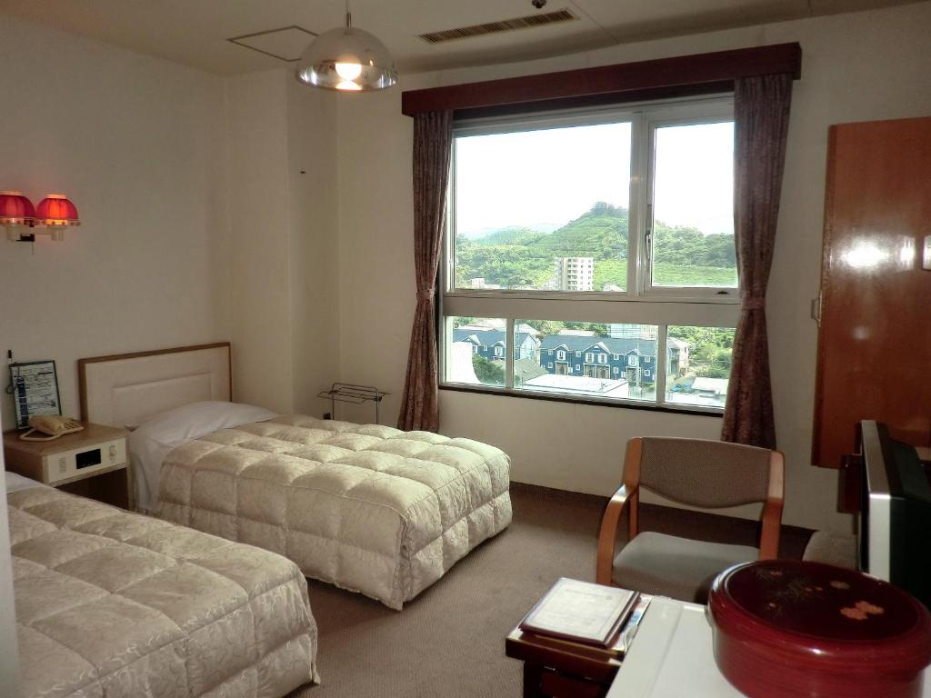 Aoshima Grand Hotel Twin Bed Room