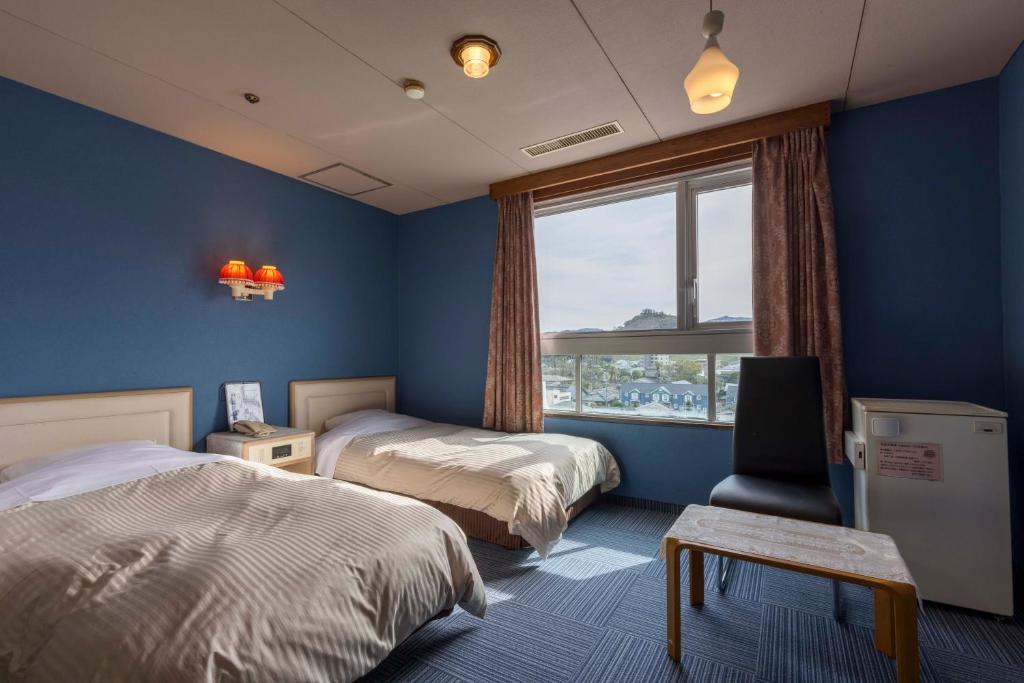 Aoshima Grand Hotel Twin Bed Room