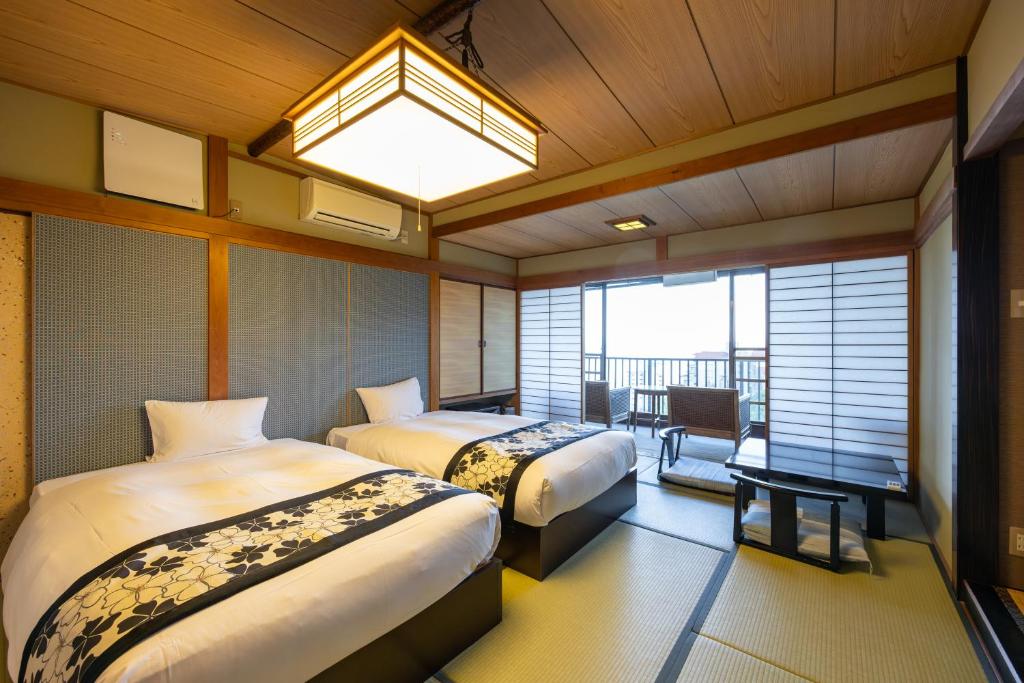 Atagawa Prince Hotel Tatami Room Beds