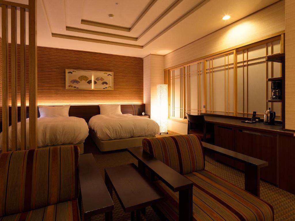 Awaji Yumesenkei Modern Twin Room