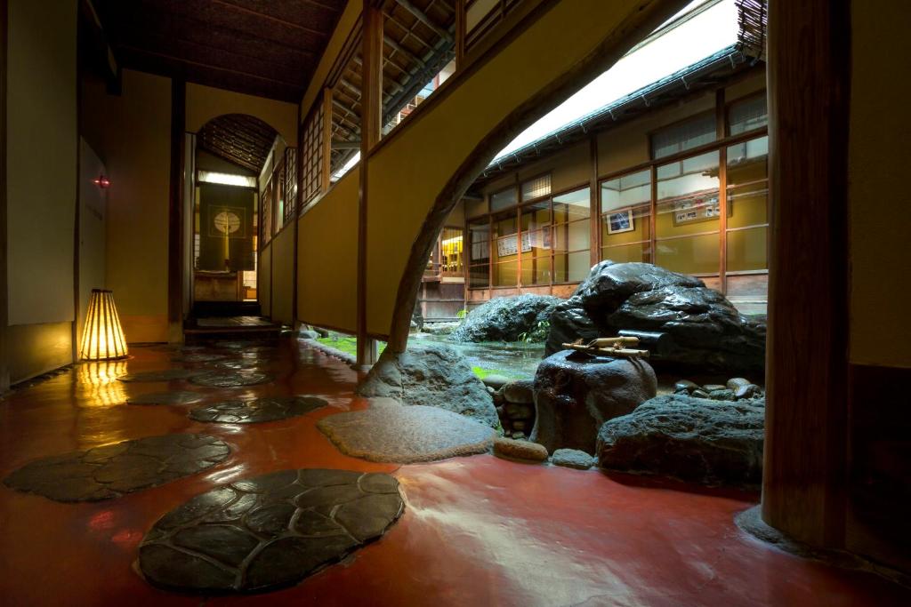 Charoku Annex Hallway Rock Garden