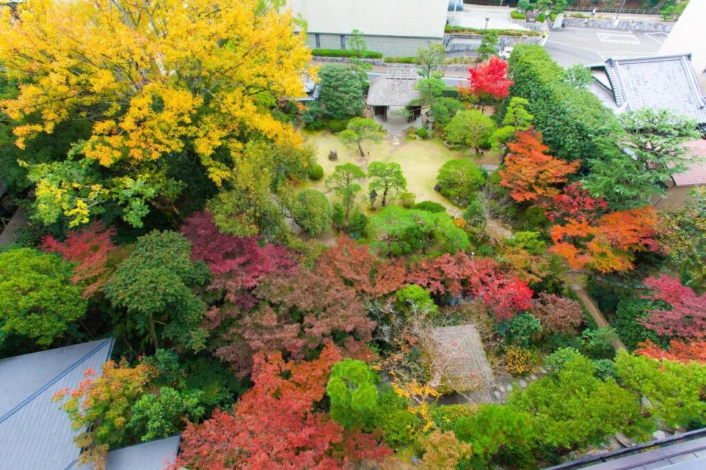 Funaya Autumn Garden Aerial