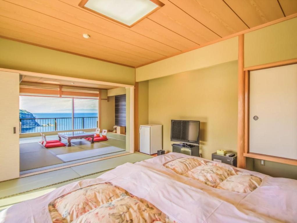 Futagojimaso Kishu Onsen Hot Spring Saikanoyu Hot Bath Tatami Room Ocean View