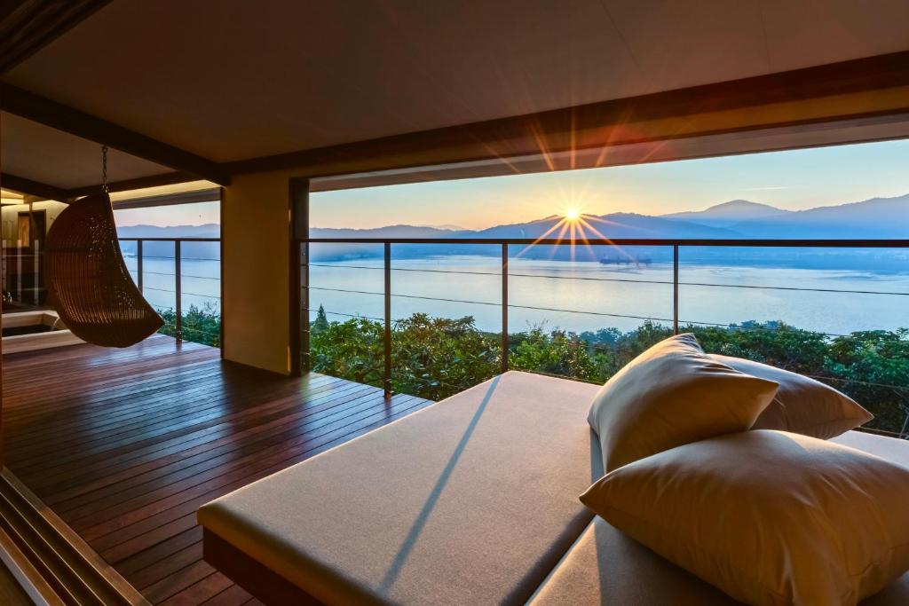 Genmyoan Sunset Patio View