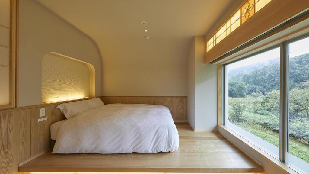 Ginzan So Bedroom Window View
