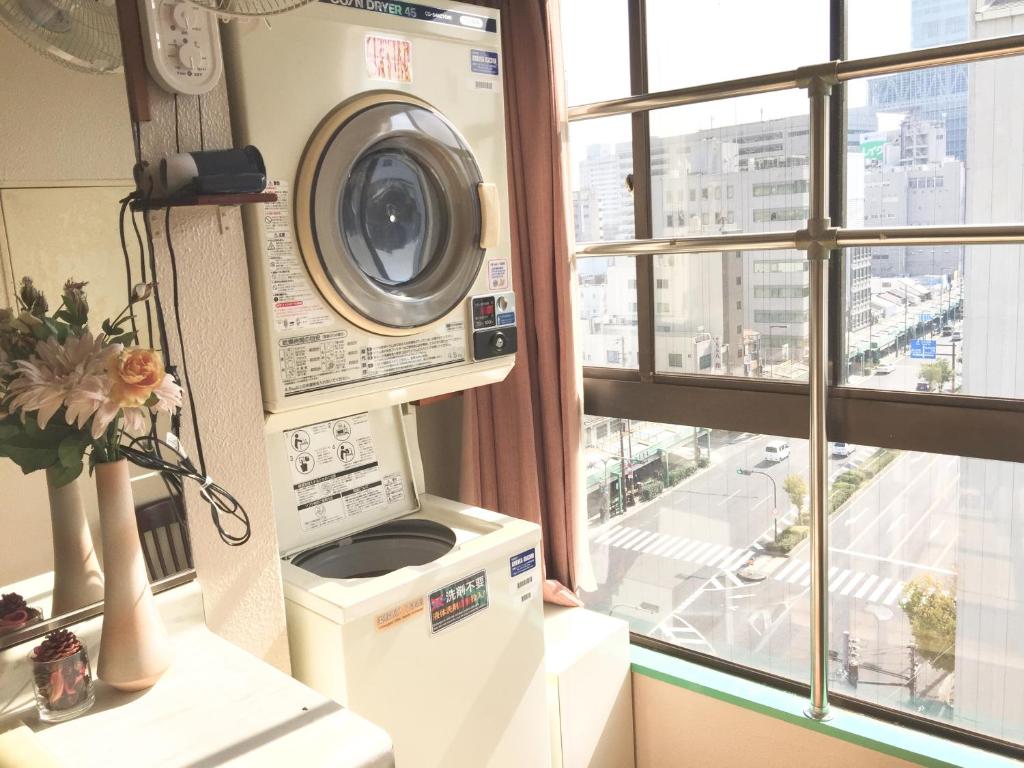 Green Hill Hotel Tennoji Ekimae Laundry Room View