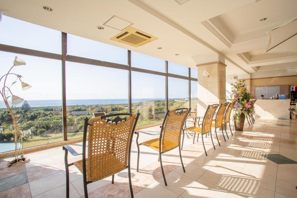 Hachijo View Hotel Lounge Ocean View