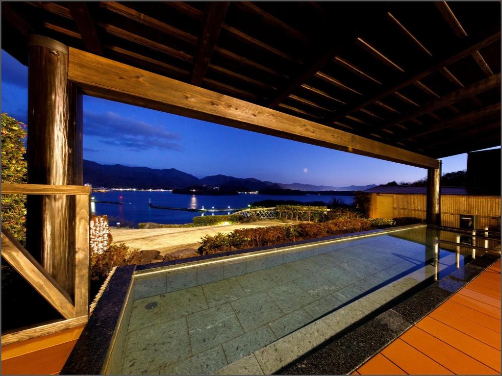 Hagi Kanko Hotel Onsen Evening View