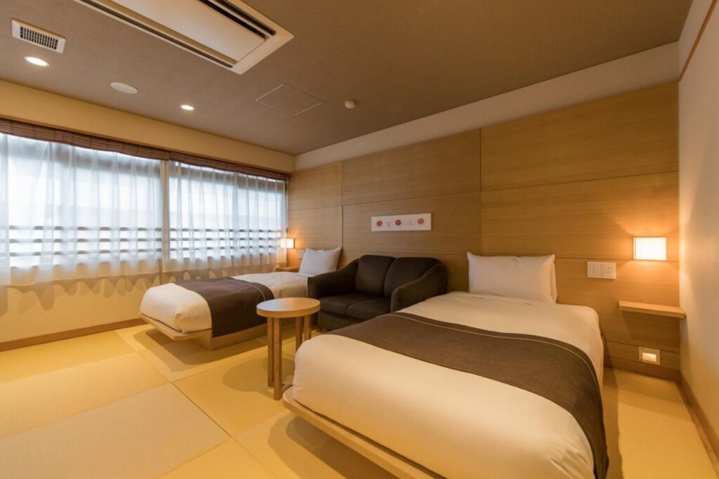 Hana Beppu Ryokan Tatami Bedroom