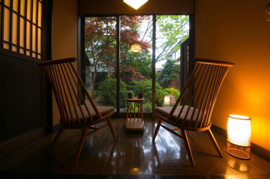 Haruki Bettei Garden View Chairs