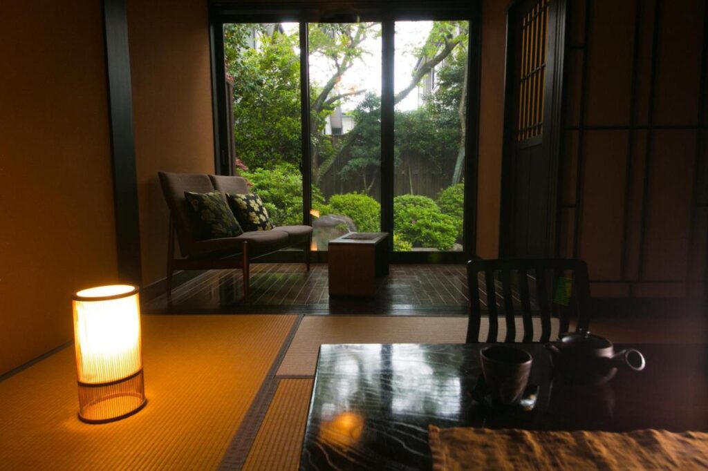 Haruki Bettei Tatami Room Garden View