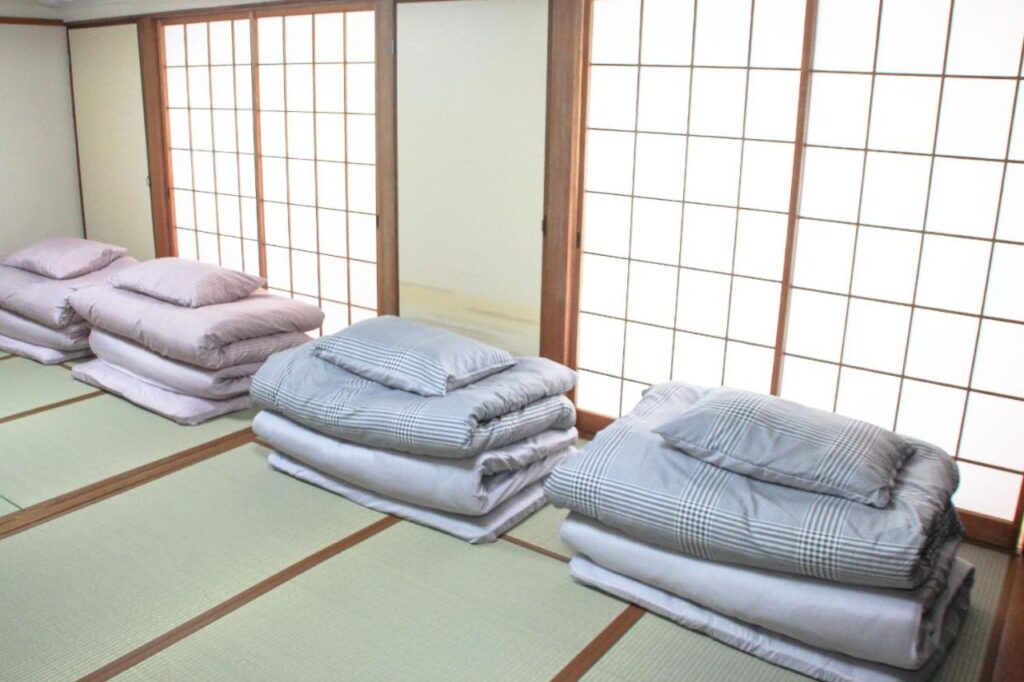 Hiromiya Toji Stay Futons Tatami Room