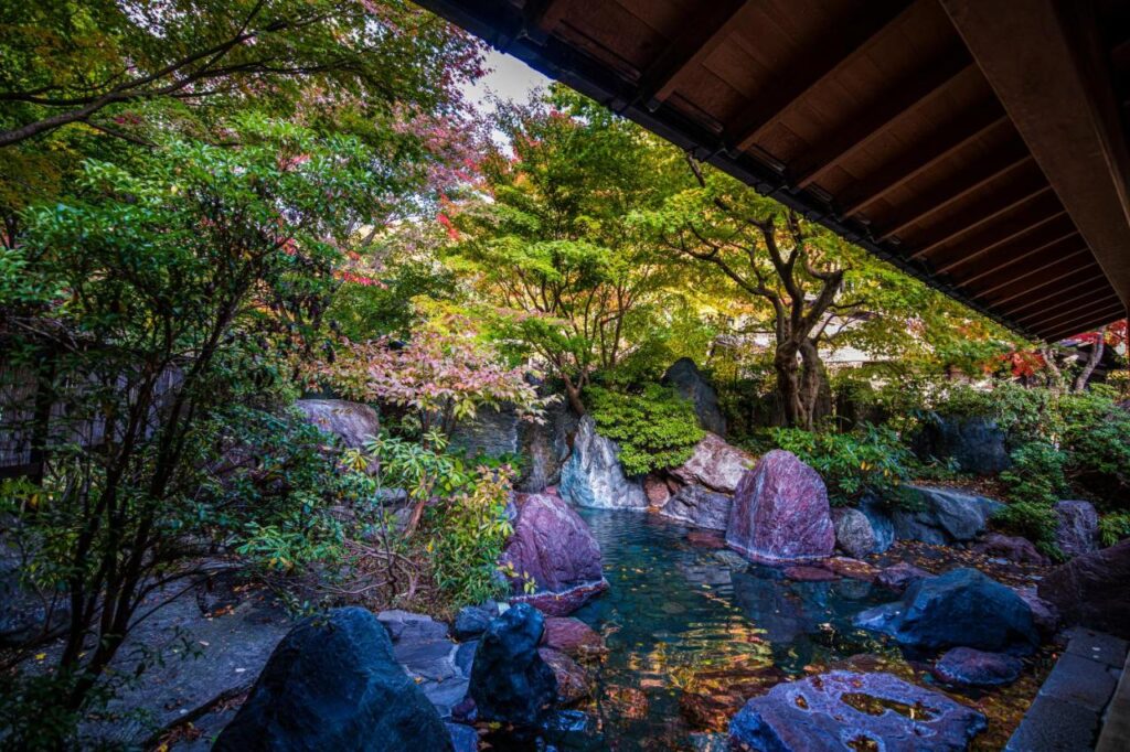Hōshi Onsen Chōjukan Garden Pond