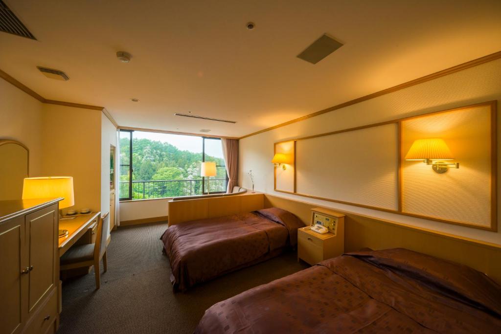 Ikaho Onsen Fukuichi Twin Bed Room