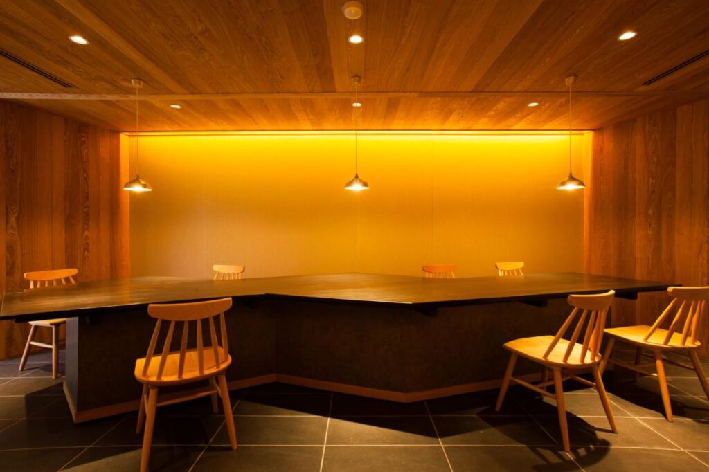 Kinsui Wooden Dining Area