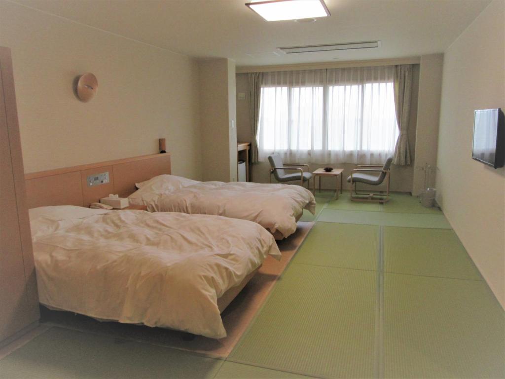 Koganezaki Furofushi Onsen Seaside Outdoor Bath Tatami Room Beds