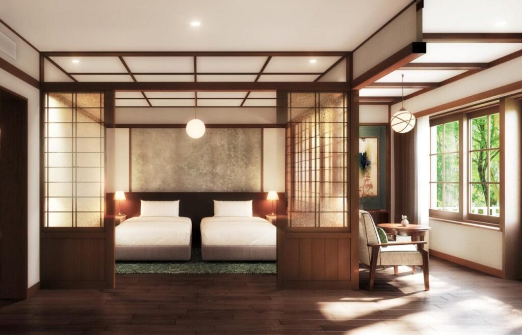 Mampei Hotel Twin Bed Room