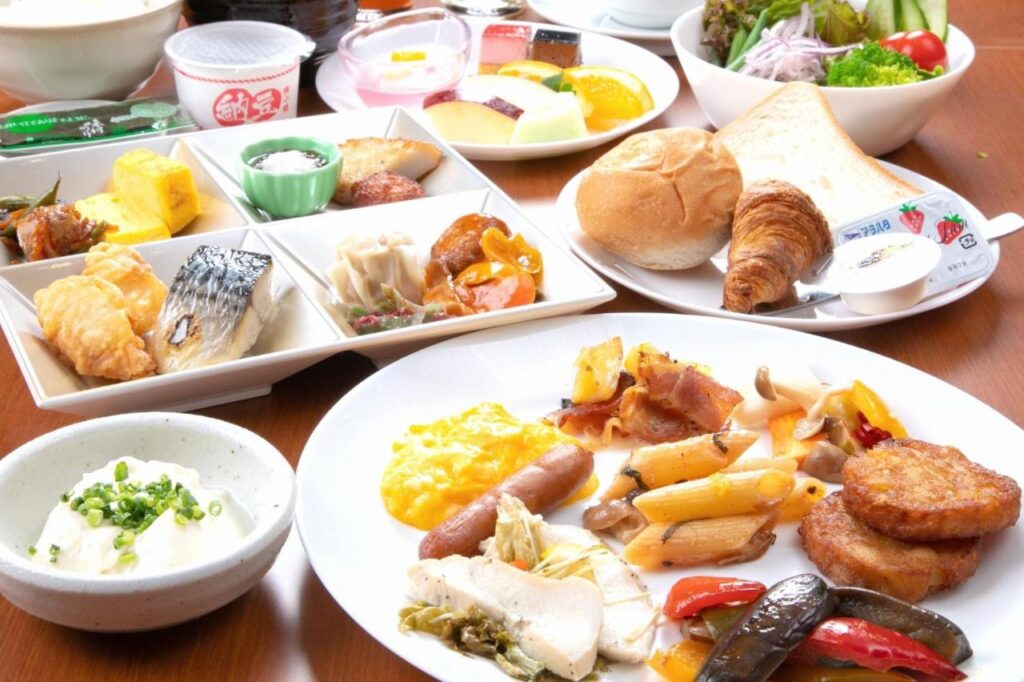 Morinoyu Resort Breakfast Buffet