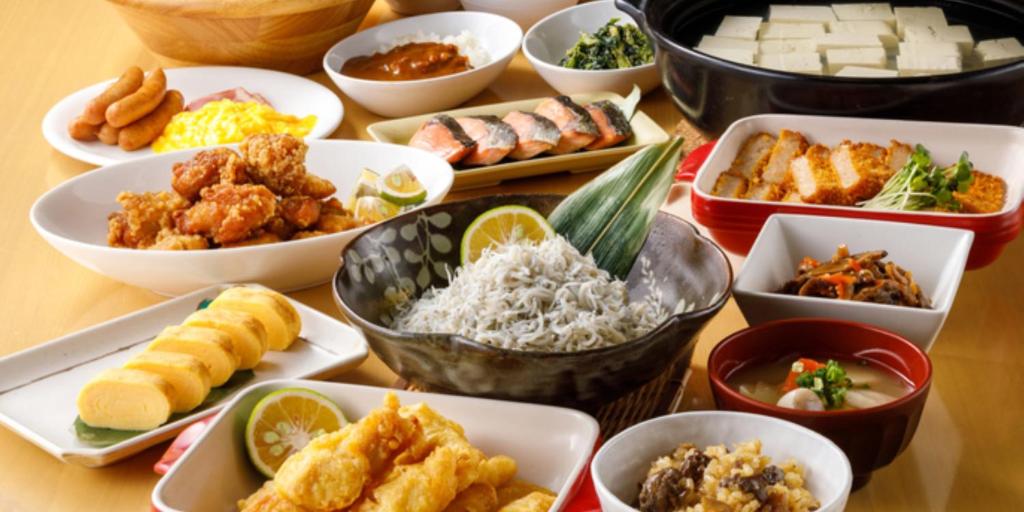 Nishitetsu Resort Inn Beppu Traditional Japanese Breakfast