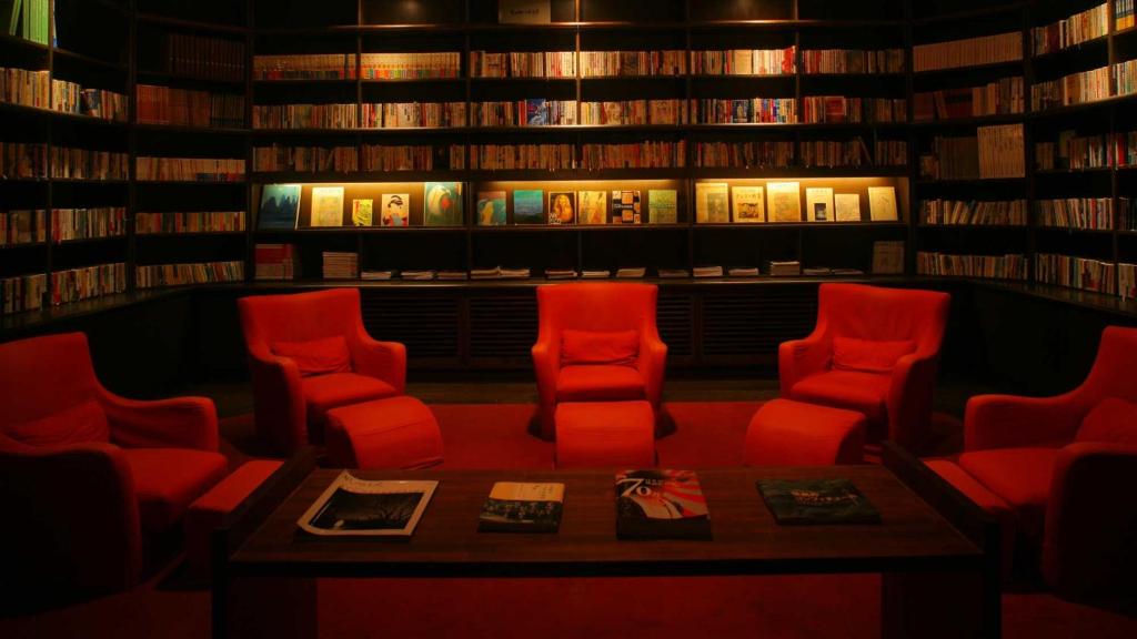 Onsen Meisou Club Fujiya Ryokan Library Lounge